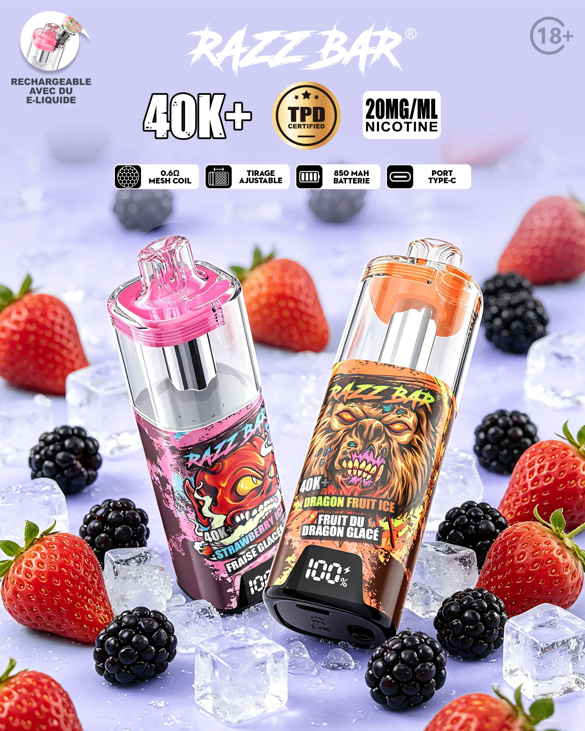 RAZZ BAR 40K+